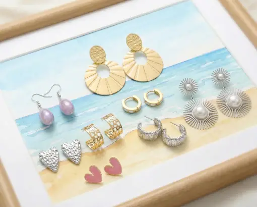 Ατσάλινα Σκουλαρίκια