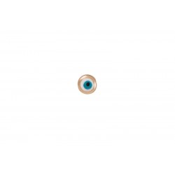 Μεταλλικό στοιχείο στρογγυλό ματάκι πομπέ με σμάλτο - slider