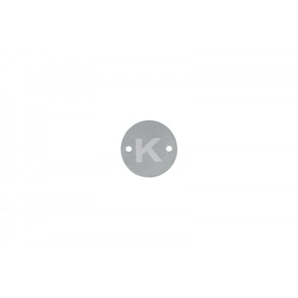 Ατσάλινο γράμμα 'Κ'-2 τρύπες