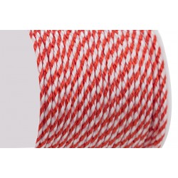 Σατέν  στρογγυλό πλεκτό δίχρωμο