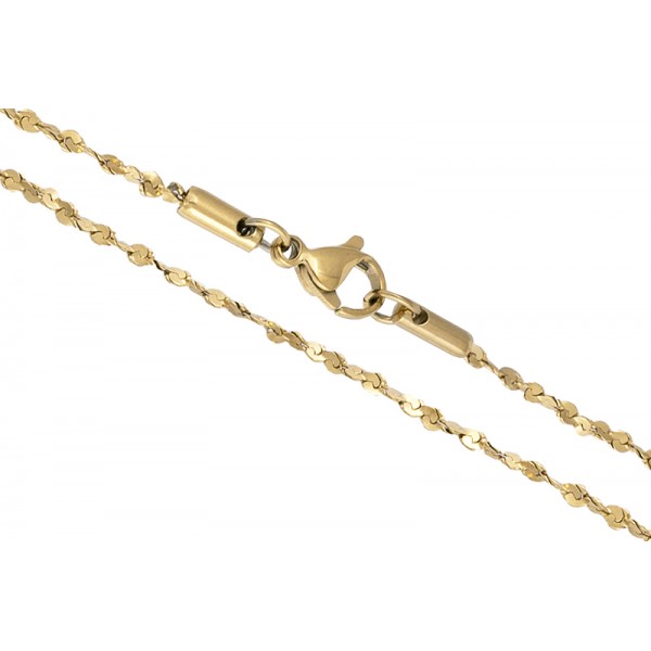 Κολιέ ατσάλινη αλυσίδα cable