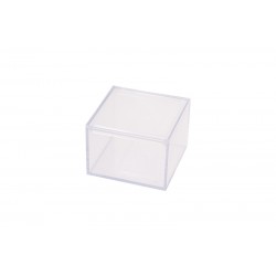Κουτάκι κύβος διάφανος πλέξι