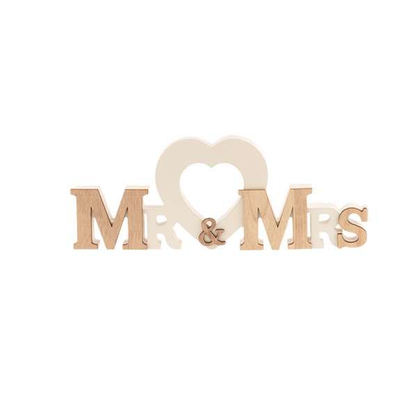 Ξύλινο σταντ MR&MRS