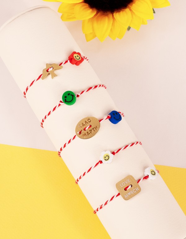 Σετ μαρτάκια με στοιχεία αλουμινίου και φίμο