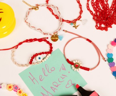 Βραχιόλια Μάρτης με πρωτότυπες πλέξεις, χαολίτες και συνδυασμούς με αλυσίδες