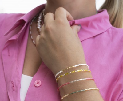 Σετ βραχιόλια με πολύχρωμα miyuki και χάντρες