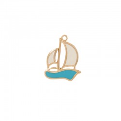 Καράβι με σμάλτο μεταλλικό κρεμαστό