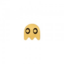 Ατσάλινο στοιχείο φαντασματάκι pac-man με σμάλτο