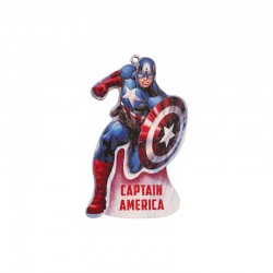Ξύλινο χρωματιστό στοιχείο Captain America