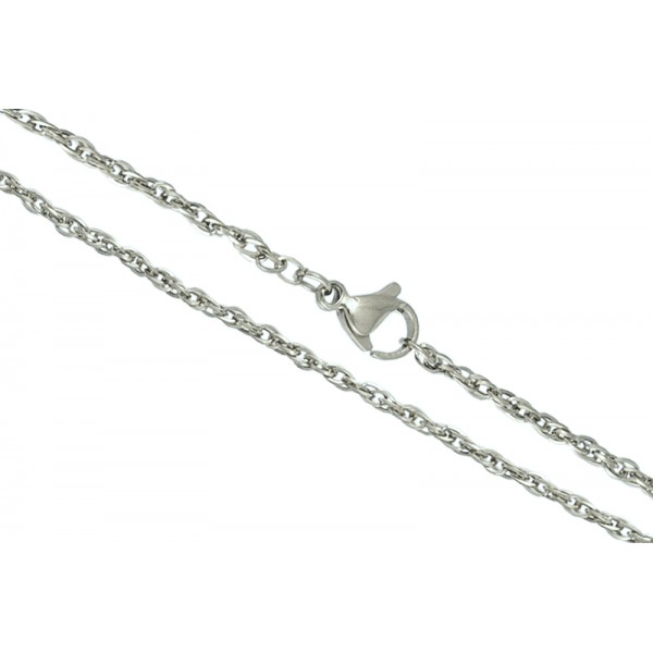 Κολιέ ατσάλινη αλυσίδα cable