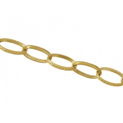 Ατσάλινη αλυσίδα με οβάλ κρίκους