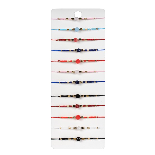 Χειροποίητο βραχιόλι με κοντερίες, μπάλα νεφρίτη και αυξομείωση