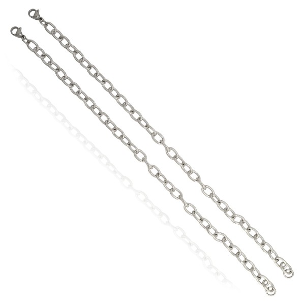 Ατσάλινο βραχιόλι με κρίκους