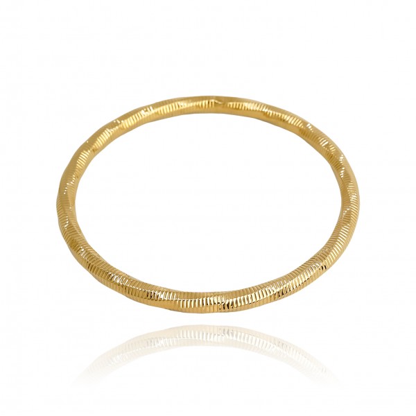 Ατσάλινο βραχιόλι χειροπέδα στριφτή