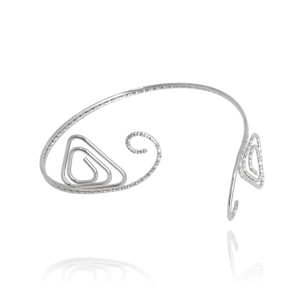 Ατσάλινο βραχιόλι μπράτσου με σπείρα