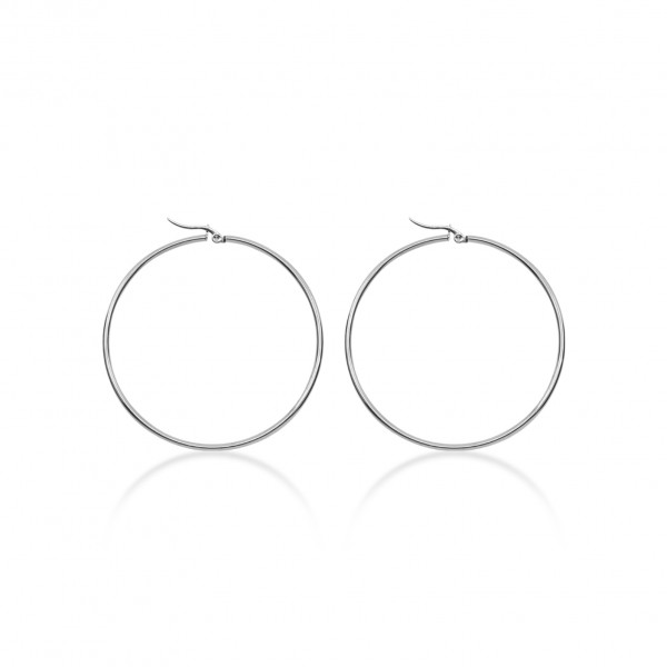 Ατσάλινα σκουλαρίκια κρίκος