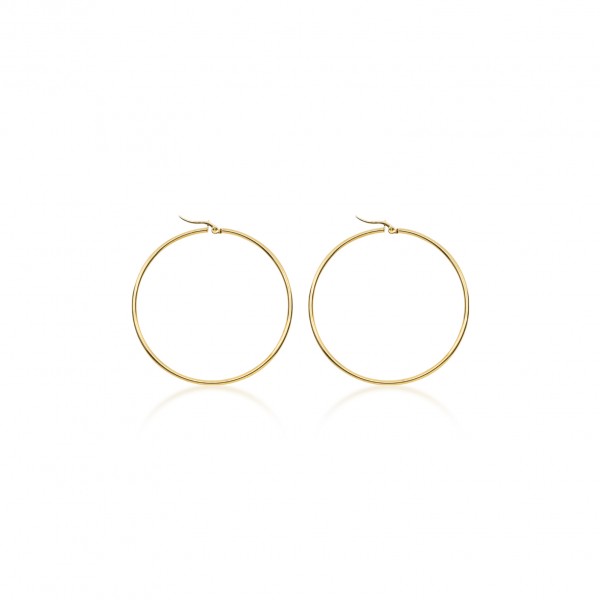 Ατσάλινα σκουλαρίκια κρίκος