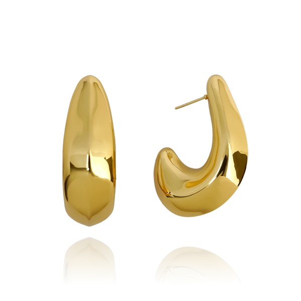 Ατσάλινα σκουλαρίκια κρίκος