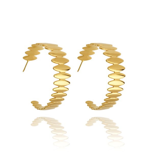 Ατσάλινα σκουλαρίκια κρίκος