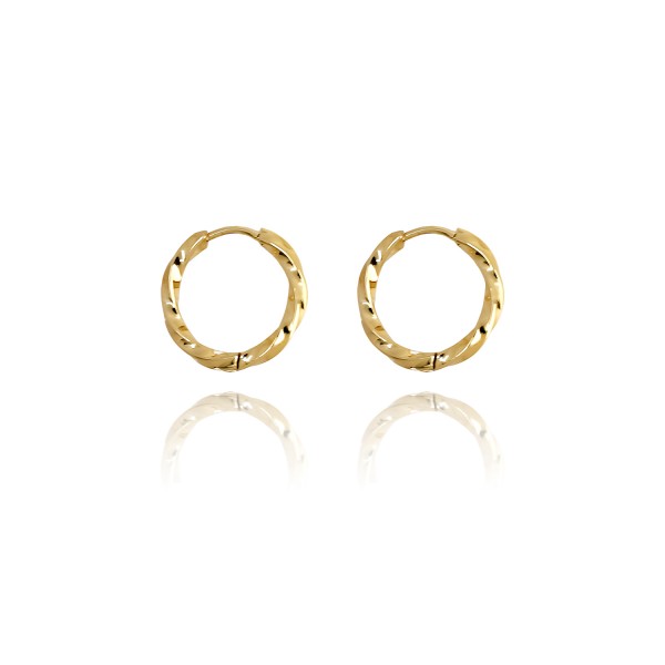 Ατσάλινα σκουλαρίκια κρίκος