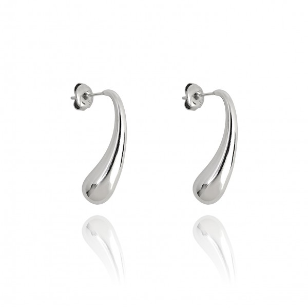 Ατσάλινα σκουλαρίκια με σταγόνες