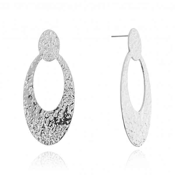 Ατσάλινα σφυρήλατα σκουλαρίκια με σταγόνες