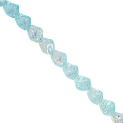 Γυάλινες -παγάκια με εφέ γοργονέ