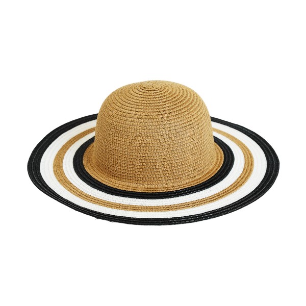 Ψάθινο καπέλο με μεγάλο γείσο