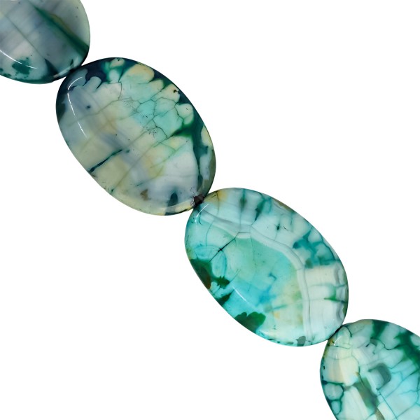 Αχάτης Οβάλ - Ακατέργαστος γυαλισμένος