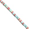 MIXED CORAL/LIGHT BLUE