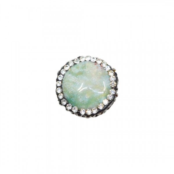 Pave strass στρογγυλό στοιχείο αχάτης