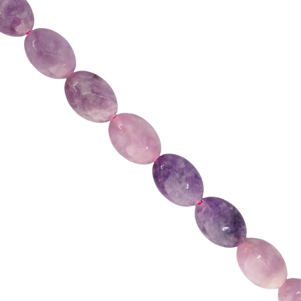 Περιδοτίτης Μωβ - οβάλ γυαλισμένος