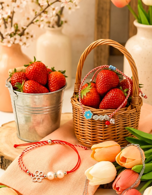 Κομψά ανοιξιάτικα βραχιόλια με κορδόνι, πέρλες και διακριτικά μοτίβα, εμπνευσμένα από τη φύση