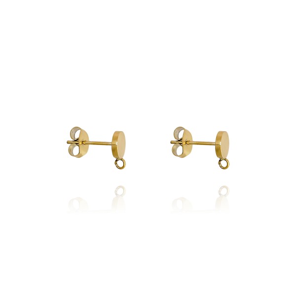 Ατσάλινα καρφάκια για σκουλαρίκια με κρικάκι