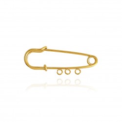 Ατσάλινο στοιχείο παραμάνα με 3 κρικάκια