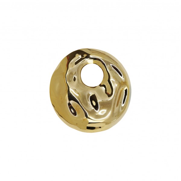 Ατσάλινο στοιχείο σφυρήλατο 3D κρεμαστό 18k