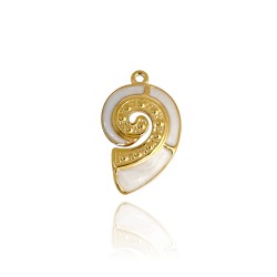 Ατσάλινο στοιχείο σαλιγκάρι με σμάλτο-κρεμαστό