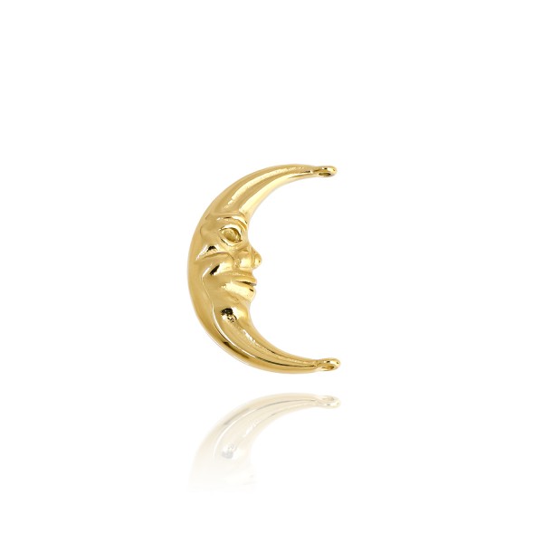 Ατσάλινο στοιχείο φεγγάρι χαμογελαστό