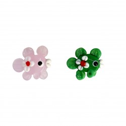 Μουράνο ψάρι με λουλούδια-slider