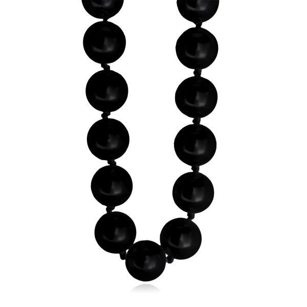 Κολιέ με ατσάλινα εξαρτήματα και ακρυλικές χάνδρες