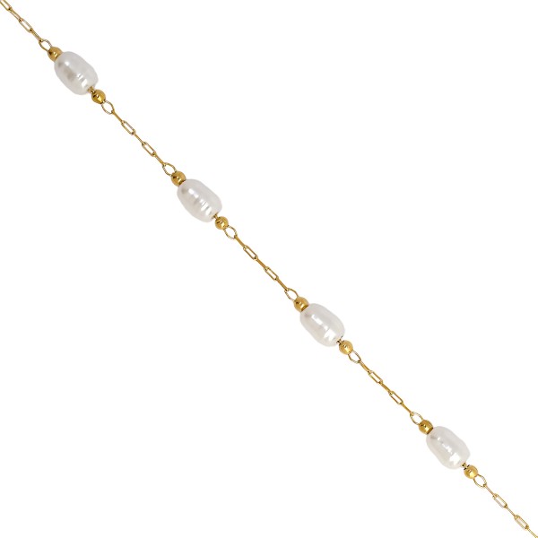 Ατσάλινη αλυσίδα ροζάριο με ακρυλικά στοιχεία