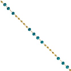 Ατσάλινη αλυσίδα ροζάριο με μπίλιες