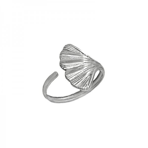 Ατσάλινο δαχτυλίδι με design Γκίνγκο Μπιλόμπα