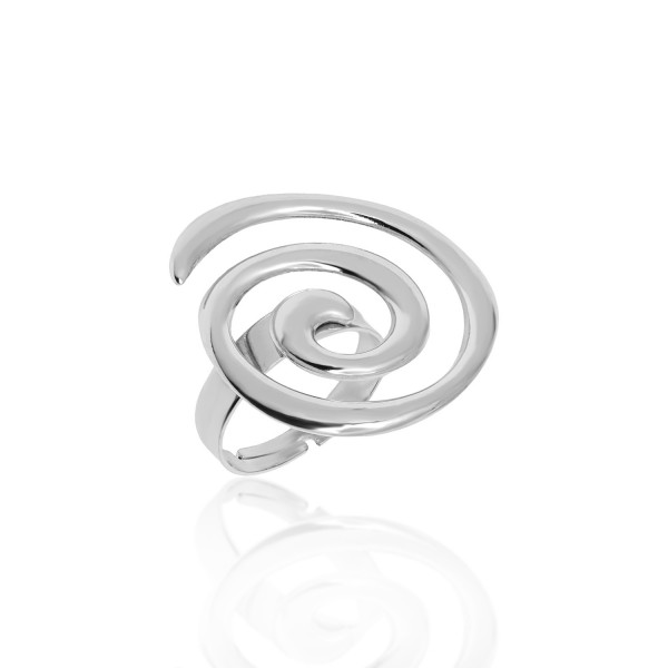 Ατσάλινο δαχτυλίδι με σπείρα