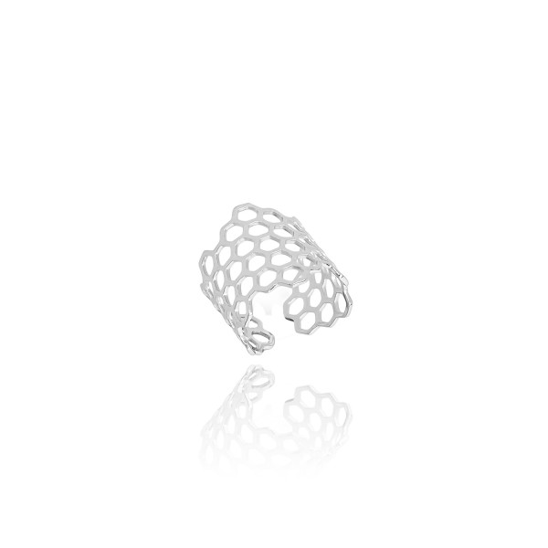 Ατσάλινο δαχτυλίδι-Κυψελωτό