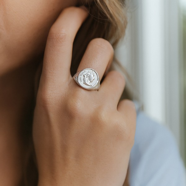 Ατσάλινο δαχτυλίδι Καίσαρας