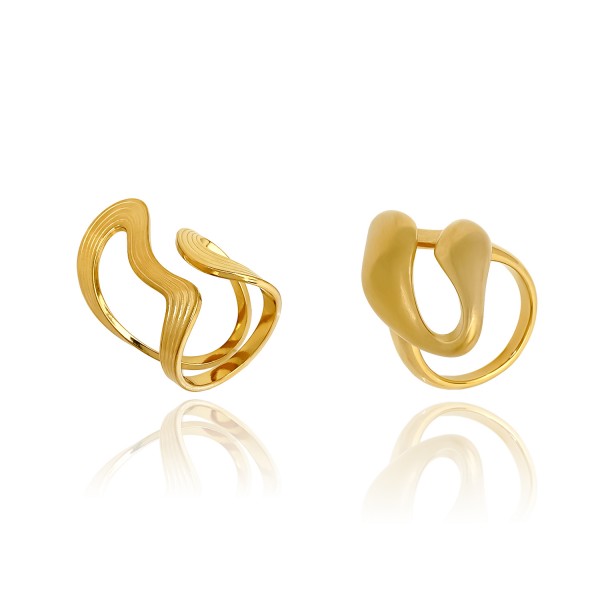 Ατσάλινο δαχτυλίδι καρδιά