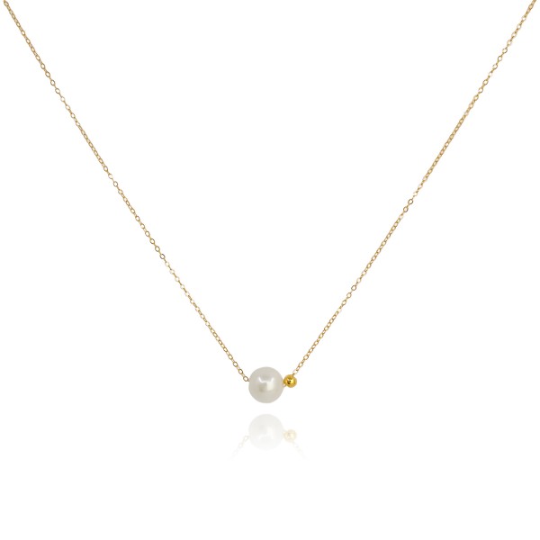 Ασήμι 925 κολιέ με μαργαριτάρια