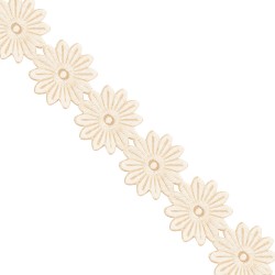 Τρέσα με σατέν μαργαρίτες