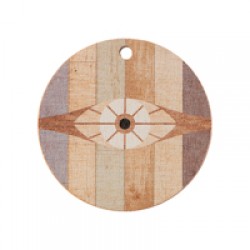 Ξύλινο στοιχείο μάτι - κρεμαστό